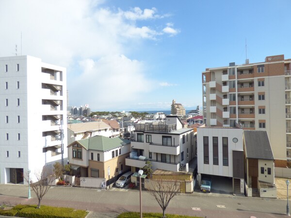 眺望(須磨の海まで見えます)