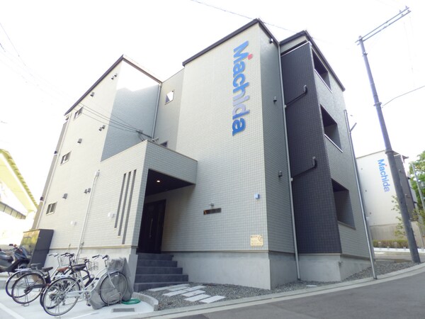 外観(関電ＳＯＳ採用のセキュリティシステム導入の築浅マンション)